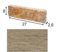 Płytka elewacyjna łupana Combet 27x8x2.6 Szary