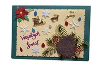 Ręcznie Robiona Kartka Świąteczna – Unikatowy Prezent na święta!