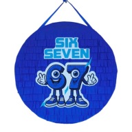 Piniata urodzinowa 67 SIX SEVEN BRAINROT. Konfetti gratis.