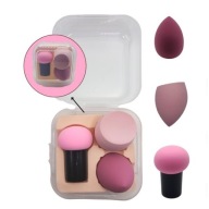 GĄBKA DO PODKŁADU ZESTAW GĄBEK DO MAKIJAŻU 3 SZT