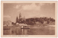 Kraków Wisła przystań parowców parowiec ok.1930r. łódź piaskarzy 219G