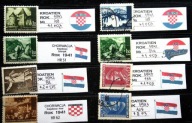 ZESTAW ZNACZKOW STARA CHORWACJA