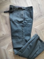 Spodnie męskie myśliwskie khaki 53 masywna bawełna 3XL pas108