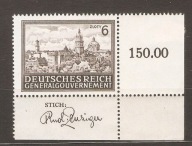 GG znaczek 6 Złotych 1943 G115 (STICH)