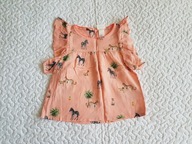 Cool Club bluzka pomarańcz i zebry nowa roz 110