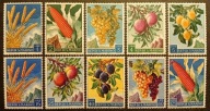 SAN MARINO Mi 594 - 603 ** - czysty - FLORA - OWOCE