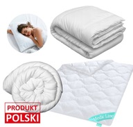 POLSKA KOŁDRA CAŁOROCZNA ANTYALERGICZNA PIKOWANA KOMFORT ZDROWY SEN 140x200