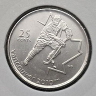 *KANADA [0242]*25 centów 2007 Igrzyska Vancouver 2010 - Hokej na lodzie