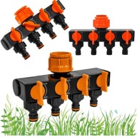 ROZDZIELACZ DO WODY WĘŻA OGRODOWEGO NA KRAN 3/4'' 4-DROŻNY