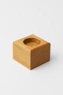 Świecznik drewniany dąb/jesion – tealight | Pojedynczy / Podwójny