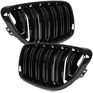 ATRAPA GRILL NERKI KRATKA do BMW 2 F21 F22 M2 F82 CZARNY POŁYSK B177