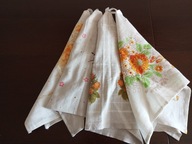 ŚCIERKI KUCHENNE LNIANE 64 / 36 cm. 4 szt. JAK NOWE.