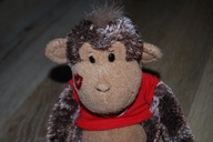 pluszak maskotka fajna małpa małpka świeci