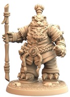 Oriental Sentinel Panda Warrior Strażnik C D&D RPG Druk 3D