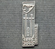 odznaka PTTK Grunwald 1410 2010 srebrna