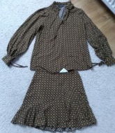 Komplet spódnica bluzka RESERVED 34 nowa