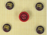 BLOOD RAGE: zestaw znaczników klanu Wilka