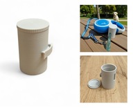 POJEMNIK NA WORECZKI ODCHODY KUPY MULTI BOX DO SMYCZY FLEXI CLASSIC SZARY