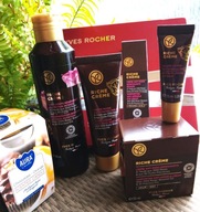 ZESTAW Yves Rocher Riche przeciwstarzeniowy krem do twarzy do ciała rąk