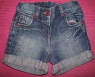 NEXT - SPODENKI JEANSOWE SZORTY 92cm; 1i1/2-2L