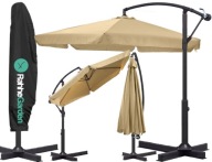 Parasol z wysięgnikiem Prestige beżowy 350 x 250 cm