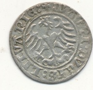 Zygmunt I Stary półgrosz litewski 1510 r średn.19,2 mm.