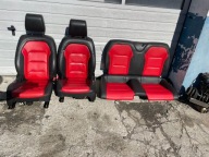 CHEVROLET CAMARO 16-23 FOTELE KOMPLET WNĘTRZA SKÓRZANE SKÓRY KANAPA