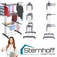 SUSZARKA NA PRANIE PIONOWA STOJĄCA BALKONOWA DUŻA STERNHOFF WIESZAK MOCNA