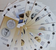 Foldery NBP emisja z 2025 roku do monet 18 sztuk język polski