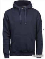 BLUZA Z KAPTURĄ TEE JAYS 5430 EGIPSKA BAWEŁNA UNISEX 310G/M² GRANATOWY L