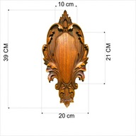 Deska pod trofeum koziołek , rogacz B-21R