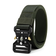 Pasek Pas taktyczny wojskowy militarny ciemn zielony rozmiar uniwersalny QR