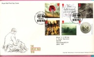 Anglia 2016 FDC Edinburgh 6zn. militaria wojna medal, Mi 22€
