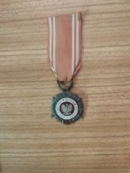 MEDAL PRL-SIŁY ZBROJNE W SŁUŻBIE OJCZYZNY =X LECIE=SREBRNY + ETUI