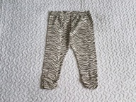 Mothercare legginsy brązowy prążek nowe roz 116