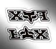 FOX_ naklejki _ 5,5x14CM _ TŁO PRZEŹROCZYSTE