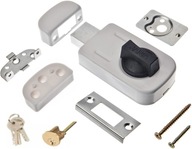 Jania zamek do drzwi wierzchni nawierzchniowy zasuwa łucznik 3 klucze biały