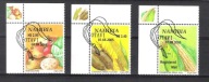 Afryka Pd. Namibia 2005, 3zn. + Dat.FDC + MARGINES, warzywa, rolnictwo