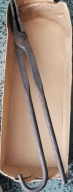 SZCZYPCE KOWALSKIE KLESZCZE STALOWE DŁUGIE 40 CM PŁASKIE CZARNE