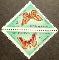 KOLONIE FRANCUSKIE - MALI ** - czysty - MOTYLE - TIMBRE TAXE