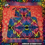 Pokrowiec neoprenowy na laptop/notebook 25x35 cm obszyty kitenge