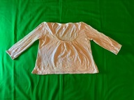 Jasny crop top Vero Moda z rękawem 3/4