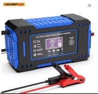 Inteligentny prostownik samochodowych 6A 12V z wyświetlaczem LCD