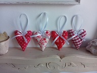 SERCA SERDUSZKA BAWEŁNA ZAWIESZKI komplet 4 szt.