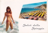 AKT - NAGA KOBIETA - BIKINI - WŁOCHY - SPIAGGIA