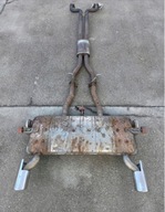 Jaguar XK II X150 4.2 wydech rura tłumik tylny + środkowy końcówka wydechu