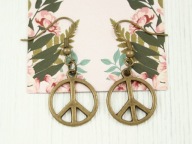 kolczyki PACYFKI vintage retro boho piękne NB198