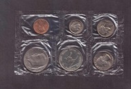 USA - 1984 rok - zestaw menniczy - 5 monet + żeton - mennicze - mennica D