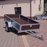 Przyczepka Samochodowa Carro Wood 251x126x35 RESORY,SPAWNA RAMA, PROFIL