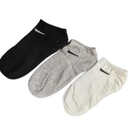 3-pack Oddychające skarpetki stopki unisex rozmiar 36–39